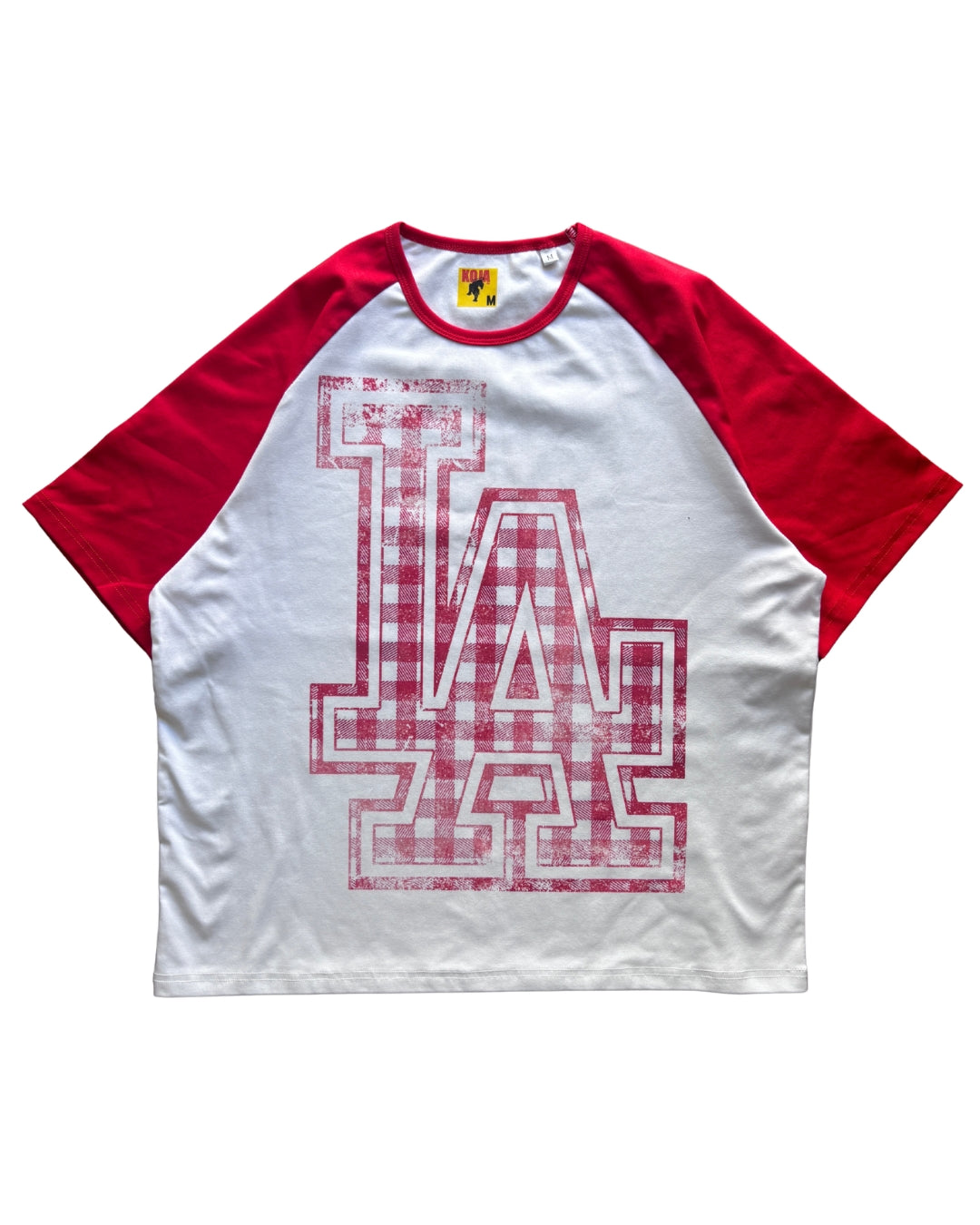 LA Red Gingham Tee