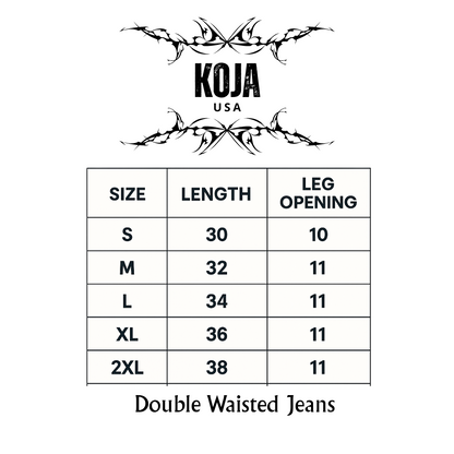 Blue Double Waisted Jeans