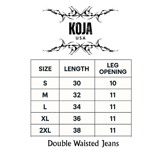 Blue Double Waisted Jeans