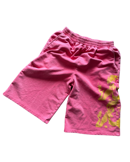Paris Hilton Red French Terry Shorts