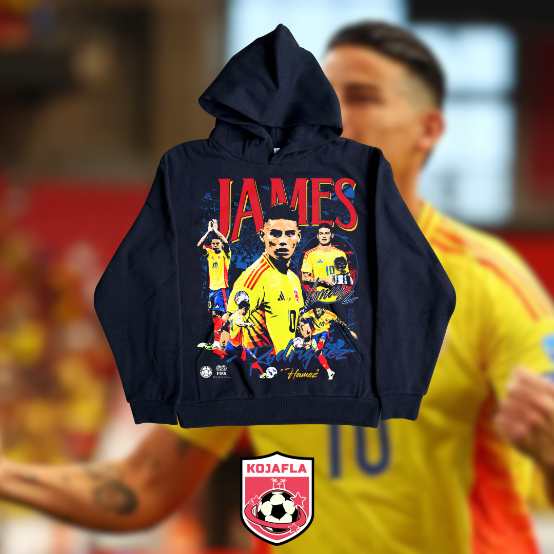 James Rodriquez Columbia Tee Heavy Weight Hoodie