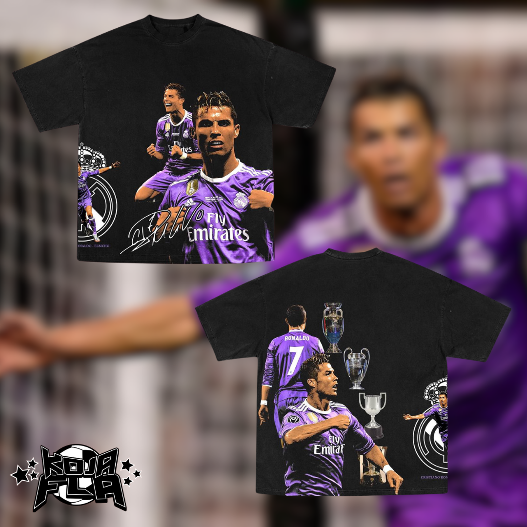 Purple Ronaldo T Shirt